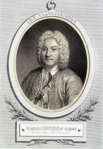 Portrait in medallion of François Couperin dit Le Grand, 19th century