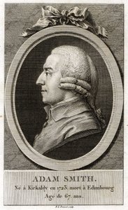 Portrait of Adam Smith (1723 - 1790), Scottish philosopher and economist by Unknown artist