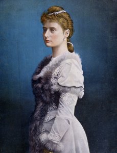 Portrait of Alexandra Fyodorovna (Alix of Hesse and by Rhine, Alexandra Feodorovna Romanova, Alexandra Fiodorovna Romanova, Victoria Alix Helene Louise Beatrice of Hesse and the Rhine, Alix de Hesse-Darmstadt) (1872-1918)