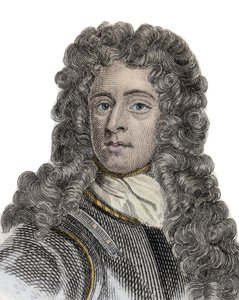 Portrait of Arthur Herbert (1647-1716), Earl of Torrington, Admiral and English politician. Engraving of the 19th century