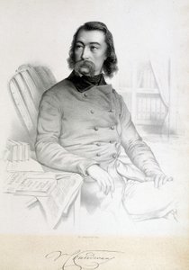 Portrait of Barthelemy Prosper Enfantin, dit le Père Enfantin (1796-1864), Saint-Simonian