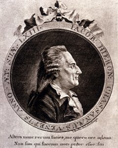 Portrait of Casanova (1725 - 1798) - portrait in frontispiece, in Histoire de ma fuite des prisons de la République de Venice, written in Dux en Bohemia by Unknown artist