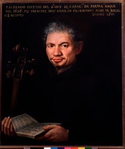 Portrait of Elzeario Pizzoni, Italian composer