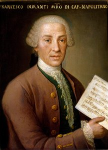 Portrait of Francesco Durante, organist and master of the Neapolitan chapel