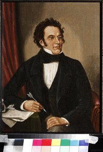 Portrait of Franz Schubert by Unknown artist