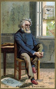 Portrait of Frédéric Sauvage, French inventor by Unknown artist