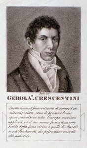 Portrait of Girolamo Crescentini