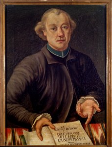 Portrait of Giuseppe Pizzati, Italian music theorist