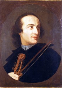 Portrait of Giuseppe Tartini (1692 - 1770), Italian violinist and composer. Museo del Castello. Milan