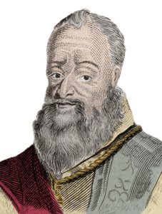 Portrait of Henri Percy (Henry Percy) (1564-1632), 9th Earl of Northumberland, nicknamed the Wizard Count, imprisoned for his participation in the Powder Conspiracy (1605) (engraving) by Unknown artist