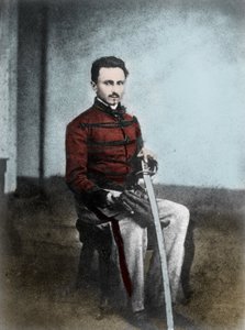 Portrait of Ippolito Nievo (1831-61) Italian writer and patriot.