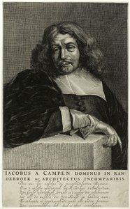 Portrait of Jacob van Campen by Unknown artist