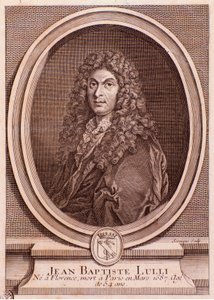 Portrait of Jean Baptiste Lully (engraving)