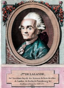 Portrait of Jean Jerome Lefrancois de Lallande by Unknown artist