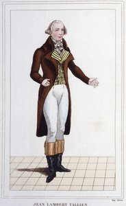 Portrait of Jean Lambert Tallian, French politician (1767 to 1820) Deputy to the Convention (engraving of 1830) by Unknown artist