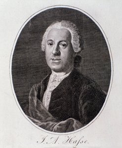 Portrait of Johann Adolf Hasse by Unknown artist