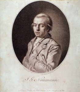 Portrait of Johann Gottlieb Naumann by Unknown artist