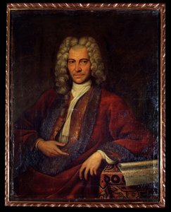 Portrait of Johann Joseph Fux, Austrian composer, music theorist and pedagogue by Unknown artist