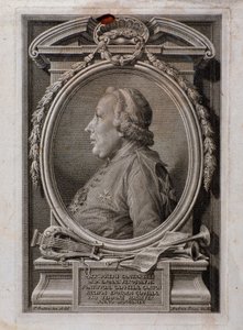 Portrait of Joseph Santarelli (engraving)