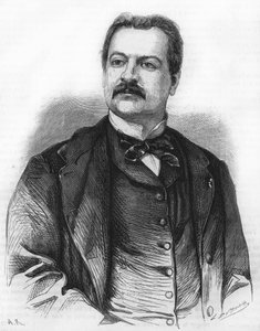 Portrait of Lambert Thiboust. Drama author. 1826-1867.