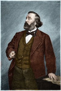 Portrait of Leon Gambetta, French Politician by Unknown artist