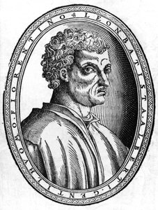 Portrait of Leon Battista Alberti (1404-1472), Italian humanist and architect