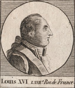Portrait of Louis XVI (1754-1793), King of France from 1774 to 1791, then King of the French from 1791 to 1792 - Louis XVI King of France and Navarre from 1774 until 1791, then King of the French from 1791 to 1792 - engraving from Instruction sur l