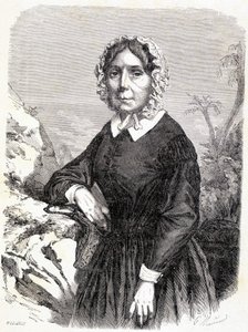 Portrait of Madame Ida Pfeiffer, Austrian traveler by Unknown artist