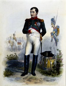 Portrait of Napoleon I. Engraving of the 19th century