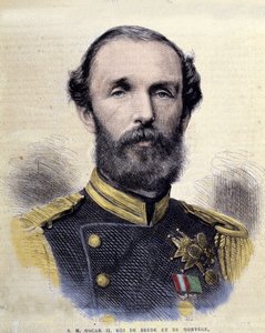 Portrait of Oscar II (1829-1907), King of Sweden and Norway.