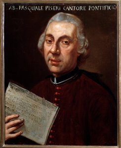 Portrait of Pasquale Piseri, Italian composer