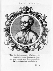 Portrait of Philipp Aureolus Theophrast Bombast von Hohenheim Paracelsus