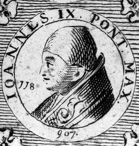 Portrait of Pope John IX (898-900) by Unknown artist
