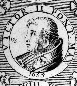 Portrait of Pope Victor II (died 1057) by Unknown artist