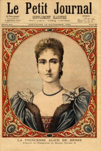 Portrait of Princess Alix of Hesse (or Alexandra of Hesse Darmstadt) by Unknown artist