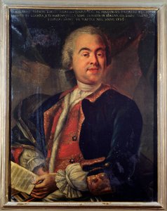 Portrait of Riccardo Broschi, Italian Composer by Unknown artist