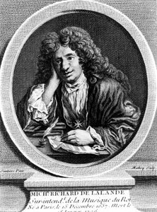 Portrait of Richard Delalande, superintendent of the Music of the King; b. 15 Dec. 1657 in Paris; d. 18 Jan. 1726 by Unknown artist