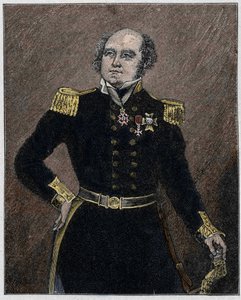 Portrait of Sir John Franklin (1786-1847) naval officer and British explorer
