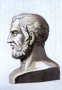 Portrait of Theophrastus (372 BC- 287 BC), Greek philosopher by Unknown artist