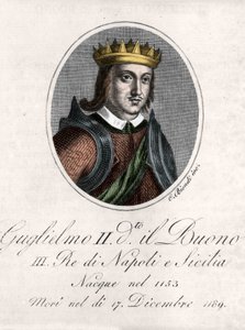 Portrait of William II the Good (Guglielmo il buono)