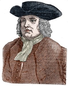 Portrait of William Penn (1644-1718) Founder of Pennsylvania. English religious reformer and columnist. by Unknown artist