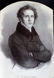 Portrait of Italian Composer Vincenzo Bellini