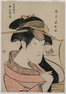 Portrait of the Actor Nakayama Tomisaburo as a Woman by Unknown artist