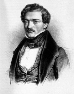 Portrait of the French tenor Gilbert-Louis Duprez
