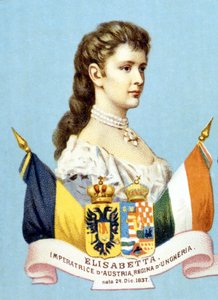 Portrait of Empress Elizabeth of Austria (Sissi) (1837 - 1898)