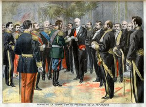 Presentation of the Golden Fleece to President Felix Faure