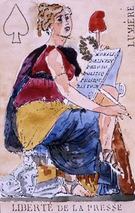 Press Freedom - Revolutionary Play Card by Unknown artist