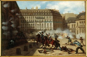 Capture of the Water Tower, Place du Palais-Royal, February 24 by Unknown artist