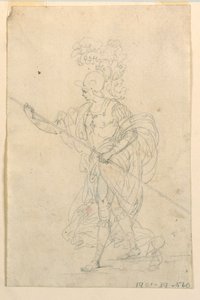 Project for a Theatrical Costume of a Classical Warrior