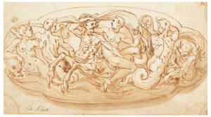 Project for the decoration of a silver plate